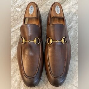 GUCCI JORDAAN Horsebit Leather Loafer Brown Ombre 12 / 12.5 US $1100 1953